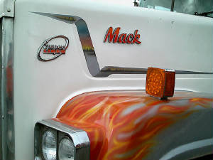 Airbrushed Semi-Truck Flames By Goldnrod Graphix 2