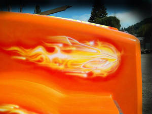 Airbrushed Semi-Truck By Goldnrod