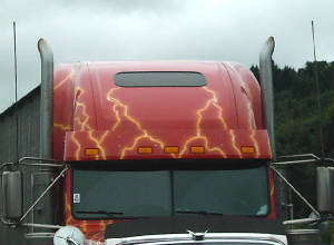 Airbrushed Semi-Truck By Goldnrod Graphix 2