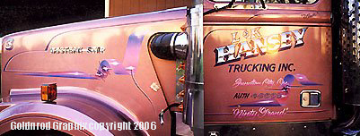 airbrushed semi truck by Goldnrod