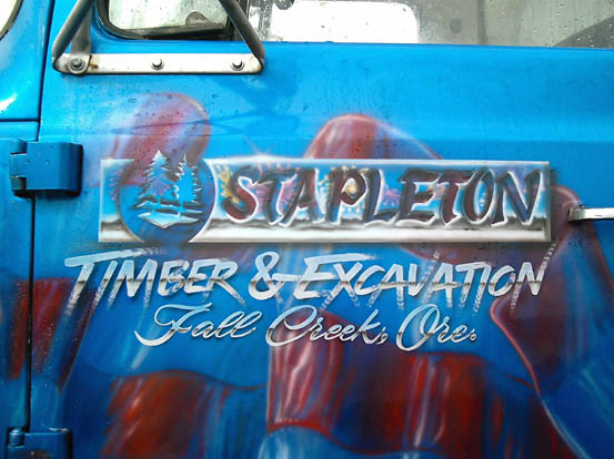 Airbrushed Semi-Truck By Goldnrod Graphix 2